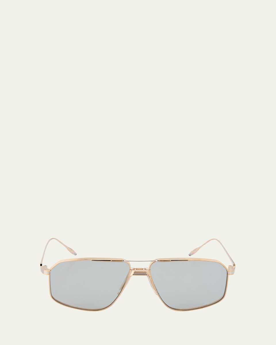 Jagger Aviator Metal Sunglasses